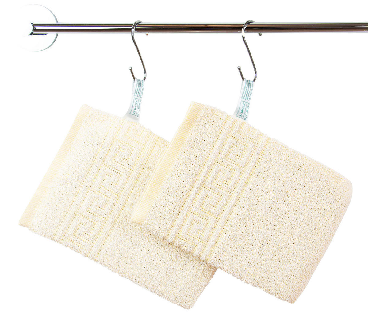 WASCHHANDSCHUH, 20er-Set, 16x22 cm, 80% Baumwolle, 20% Polyester, Gelb - Gelb, Naturmaterialien (16/22cm) - Zollner