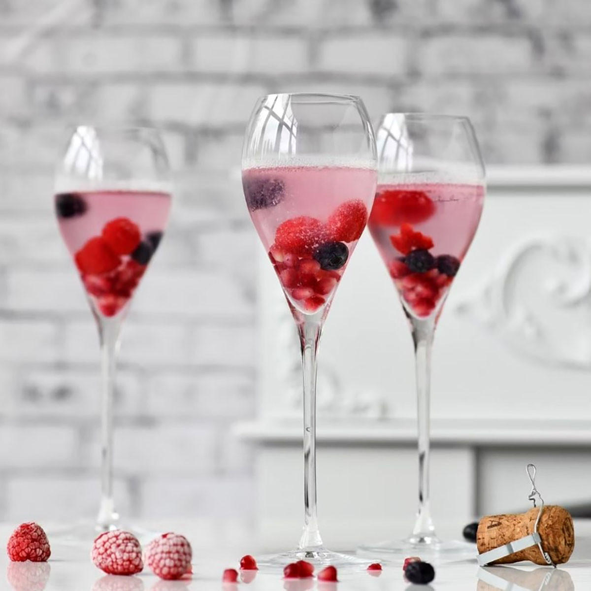 PROSECCO-GLÄSER Divine, 6er-Set, 240 ml - Transparent, Glas (0.24L) - Krosno Glass