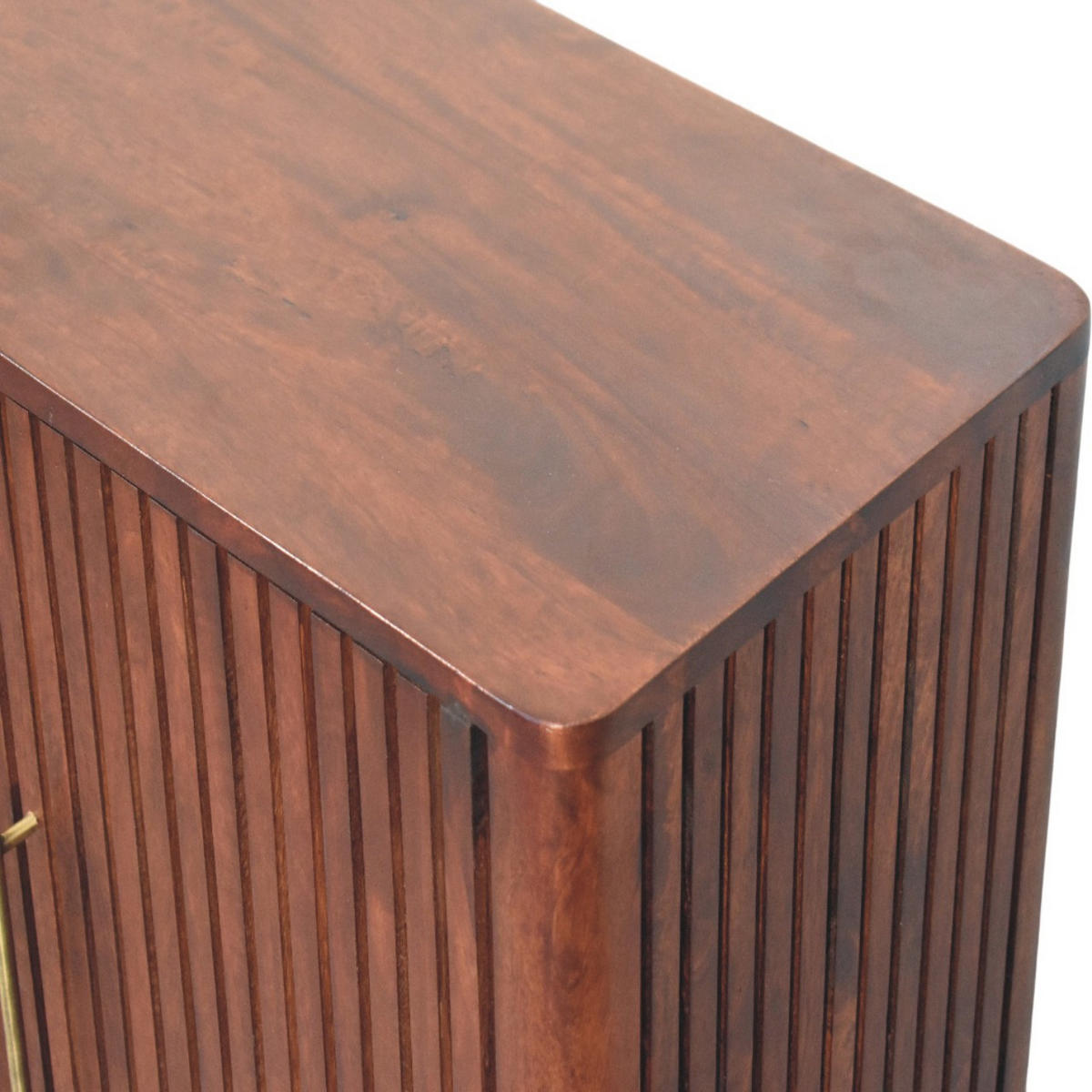 SCHRANK mit Wine-Wood-Oak-Finish, 2 Türen, 2 Innenablagen, dunkelbraun - Dunkelbraun, Holz (75/76/35cm) - Artisan Furniture