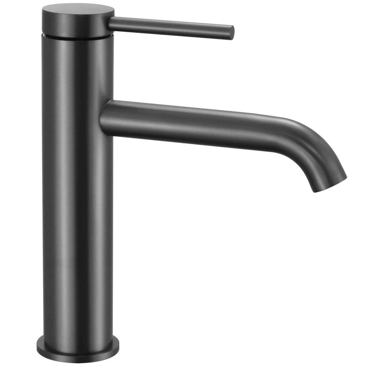 WASCHBECKENARMATUR Rea Clif Titanium - Titanfarben, Metall (4/20.5/16.5cm) - REA