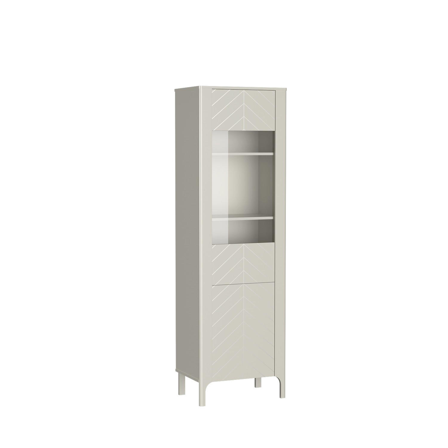MASSENO VITRÍNA ALICANTE 60/197/40,5 cm Kašmír