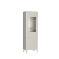 VITRINE ALICANTE 197 / 60 cm in Kaschmir - Kaschmir, Holzwerkstoff (60/197/40.5cm) - MASSENO