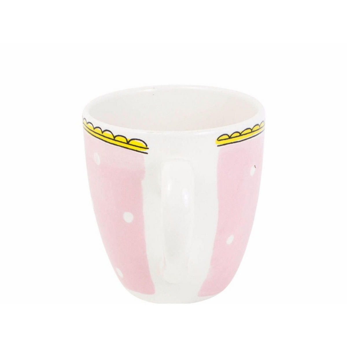 MINI-BECHER Punkt in Rosa - 200 ml - Multicolor, Keramik (0.2L) - Blond Amsterdam