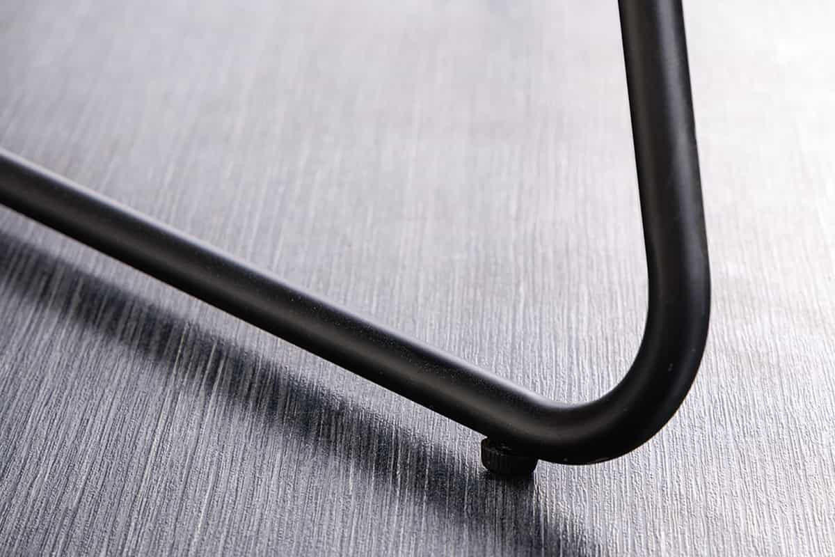 STUHL MUSTANG Cord Grau 80 cm - Schwarz/Grau, Textil/Metall (56/77/56cm) - riess-ambiente