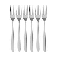 TAFELGABEL SoftWave silber 21 cm 6er Set - Silberfarben, Metall - Villeroy & Boch