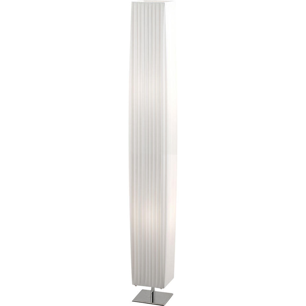 LED STEHLEUCHTE Metall Weiß - Weiß, Metall (14/14/119cm)