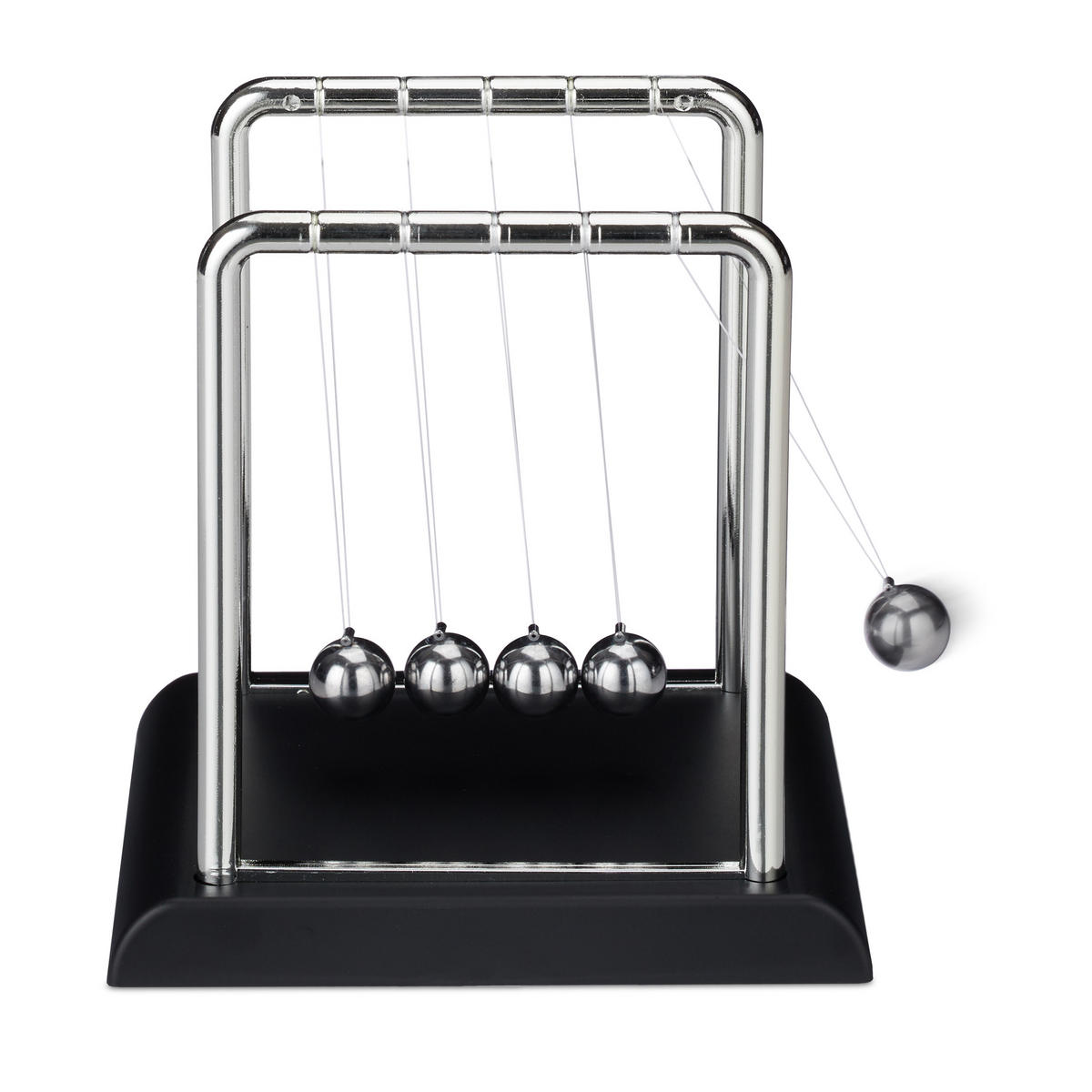 NEWTON Pendel - Multicolor, Kunststoff/Metall (11.5/13.5/13.5cm) - Relaxdays