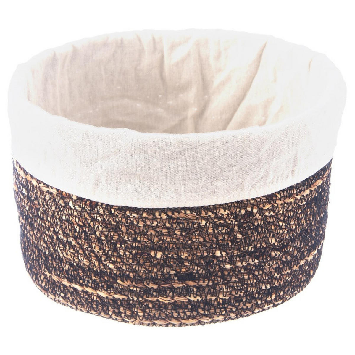 AUFBEWAHRUNGSKORB Wasserhyazinthe natur - Naturfarben, Naturmaterialien (20/13/20cm) - Orion 