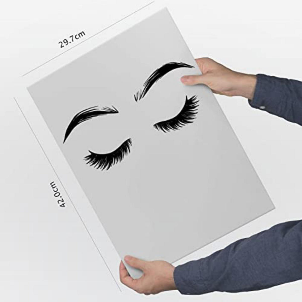 POSTER Set mit 4 Coco TypografieStil A3 Rahmenlos - Klar, Papier (29.7/3cm) - Nacnic