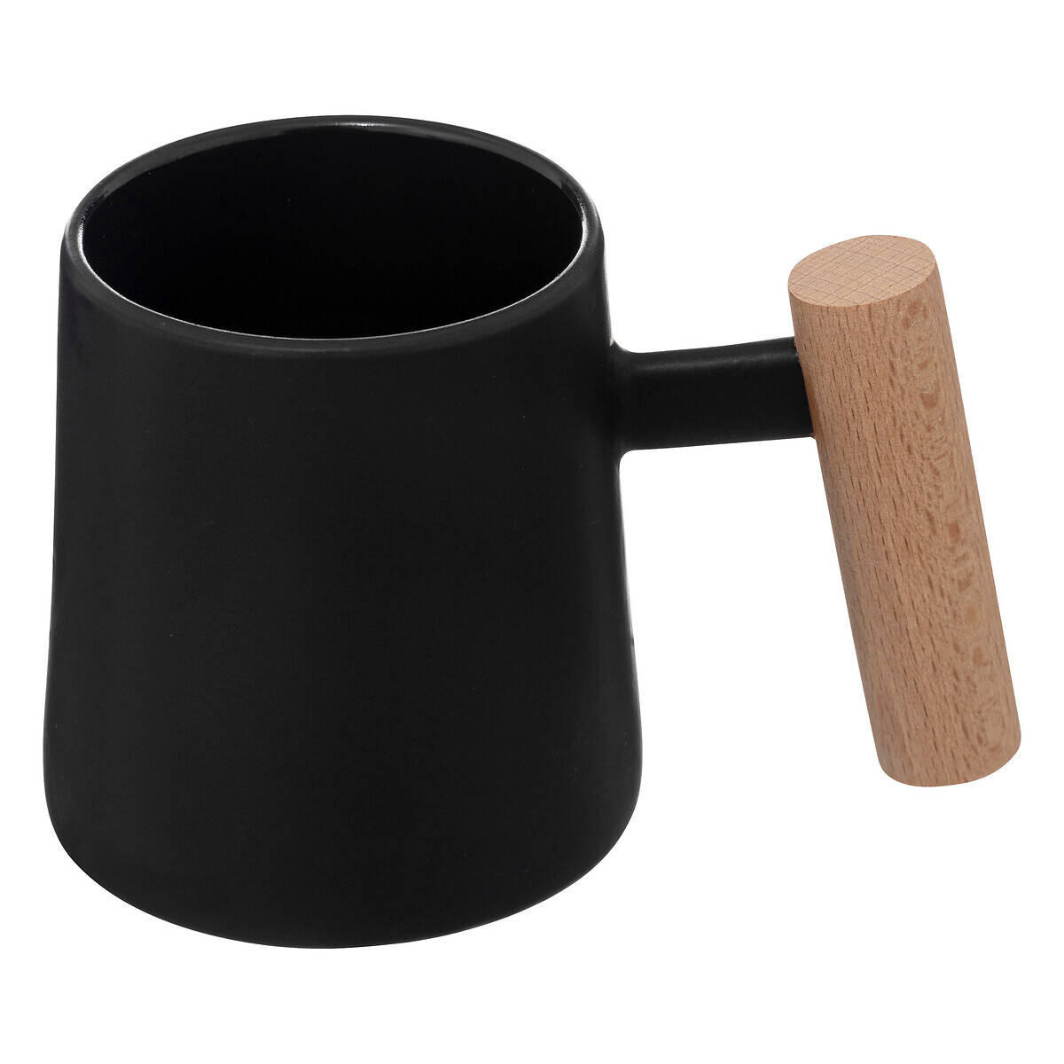 KAFFEETASSE Tribecart 220 ml, 4er-Set - Schwarz, Keramik (16.5/16.8/20cm) - Secret de Gourmet