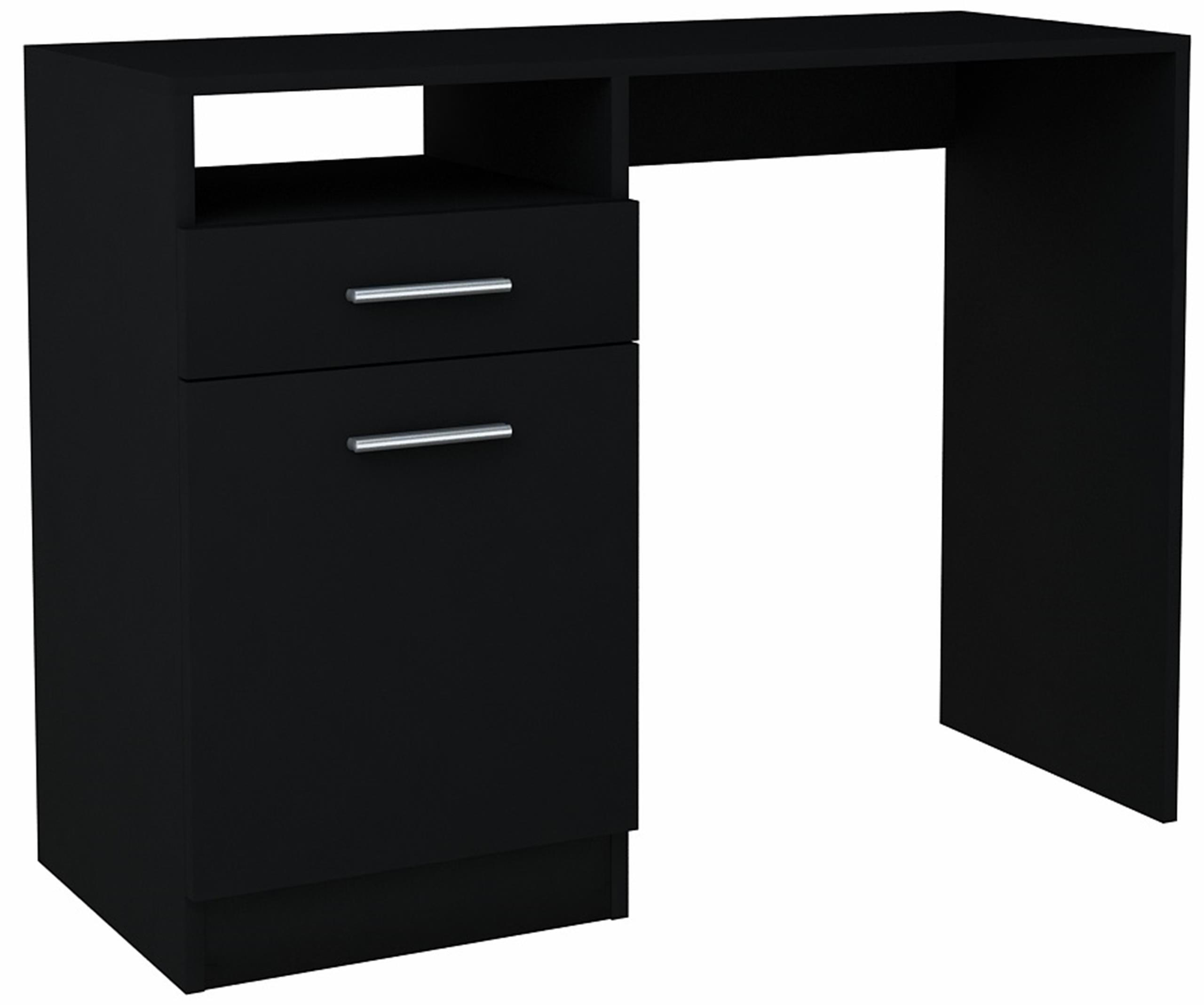 SCHREIBTISCH Bodo DSP Schwarz 100/50/75 cm - Schwarz, Holzwerkstoff (50/100/75cm) - Matkam Möbel