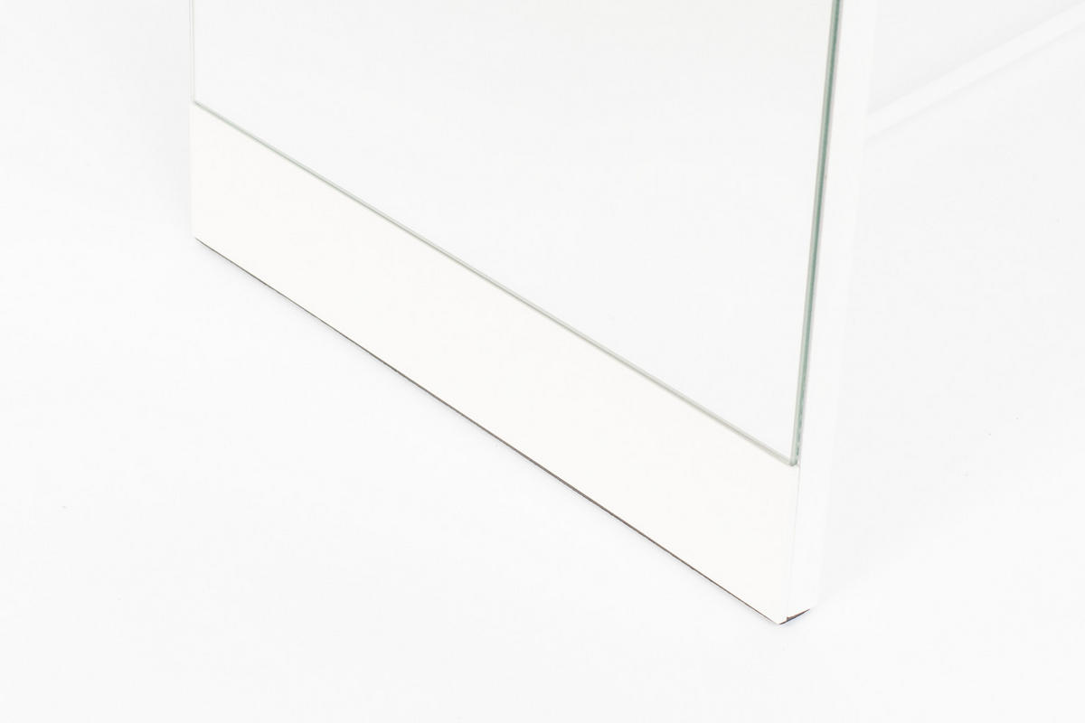SPIEGEL Stand - Weiß - 147.5/30.5/36.5 cm - Weiß, Metall (30.5/36.5/147.5cm)