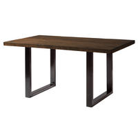 ESSTISCH Mango 160x90x76 Mango lackiert RAILWAY #408 - Braun, Holz (160/90/76cm) - Massivmoebel24