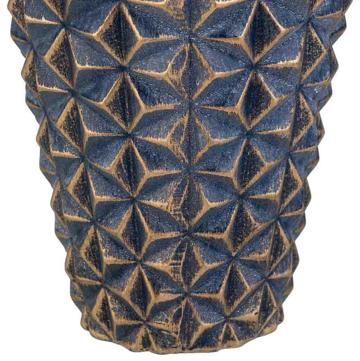 VASE aus Keramik, schwarz, 18x45cm - Schwarz, Keramik (45cm) - Wanderlust