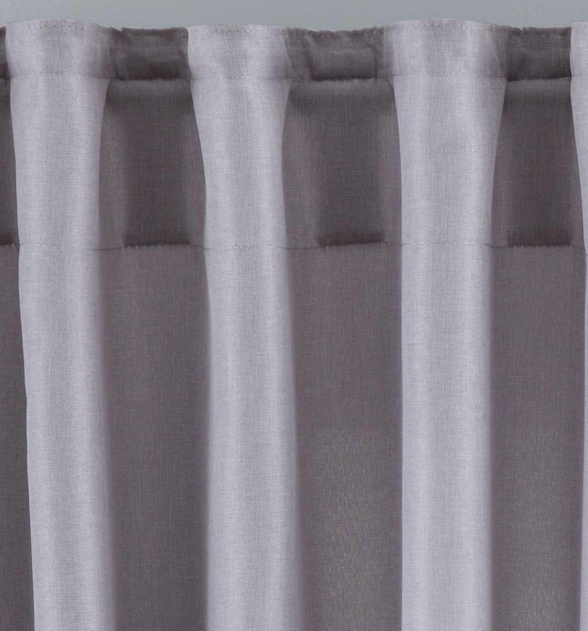 SCHLAUFENGARDINE »Jena« HxB 225x140 cm Silber - Silberfarben, Textil (140/225cm) - Gardinenbox