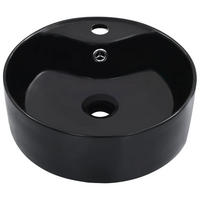 WASCHBECKEN Lamoureux 36/36/13 cm - Schwarz, Keramik (36/13/36cm) - Nettlife