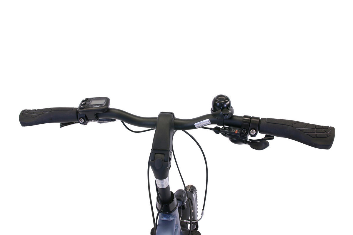 E-TREKKING Bafang Gent E-Bike Blau 28 Zoll Gr:50 - Blau, Metall (50cm) - Hawk Bikes