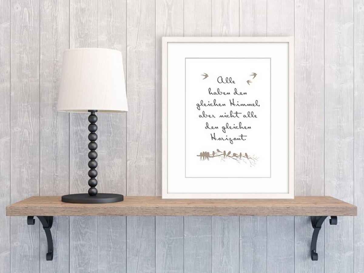 POSTER DIN A4 21x29,7 cm Spruch Toleranz - Beige, Papier (21/29.7/2cm) - artissimo