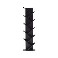 BÜCHERREGAL Schwarz 22/45/160 cm - Schwarz, Holzwerkstoff (22/160/45cm) - Mobili Rebecca