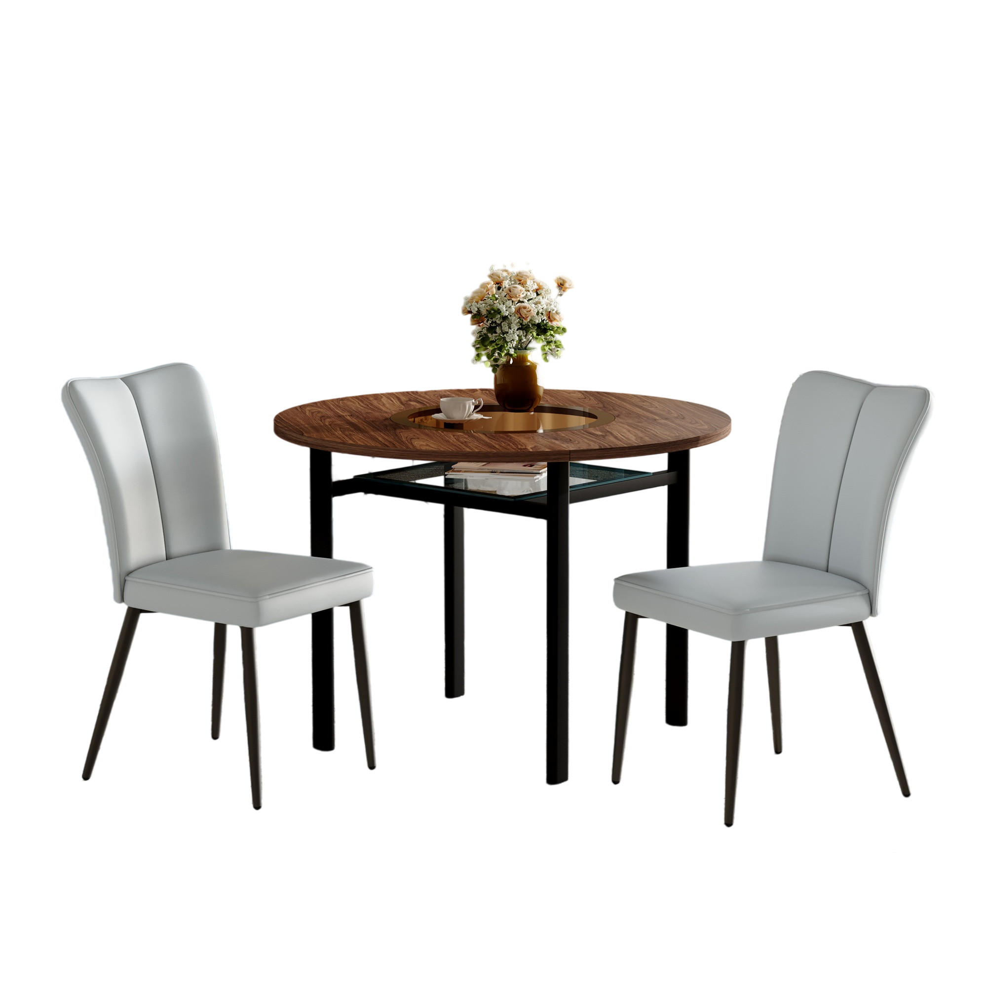 ComfortXL Essgruppe Hellgrau 100x76x100 cm