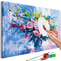 MALEN NACH ZAHLEN 50/40 cm - Multicolor, Textil (1.4/40cm) - KUNSTLOFT