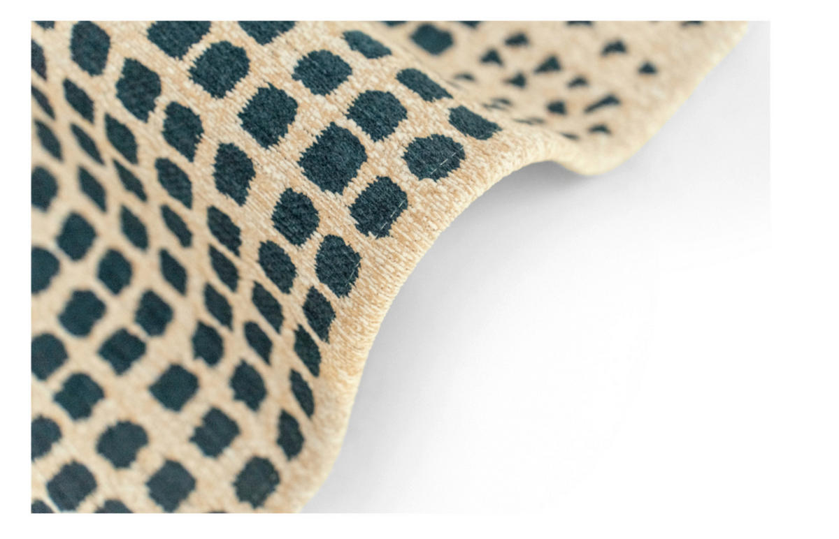 TEPPICH modern Flachgewebe TERRACE Blau 240 x 340 cm - Blau, Textil (240/340cm) - Novatrend