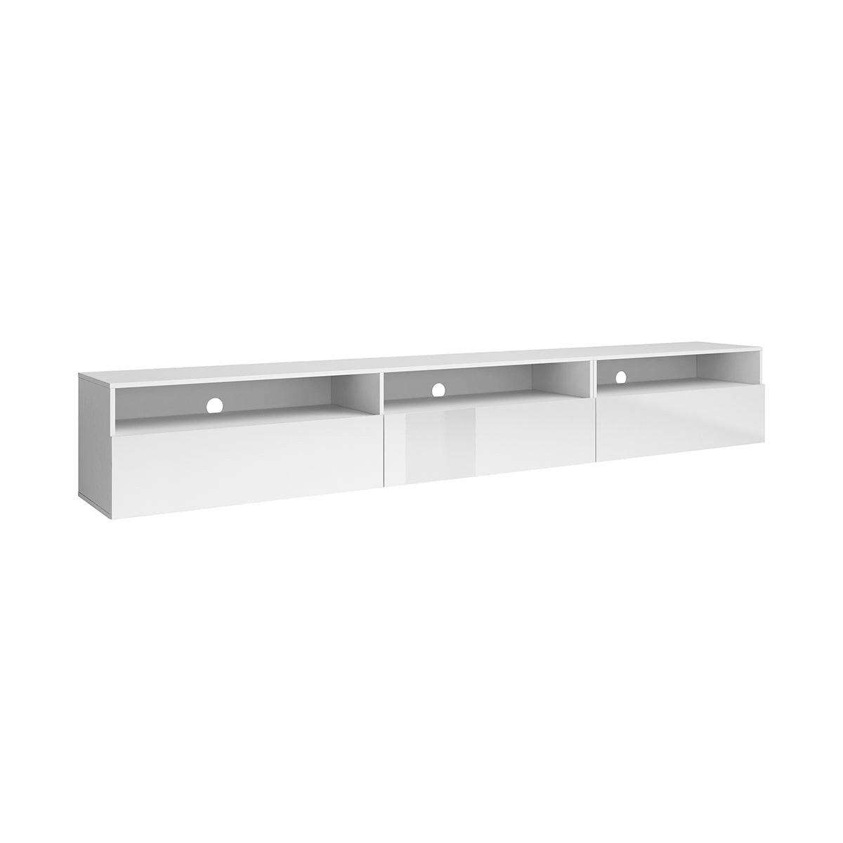 TV STOLÍK Sloan Biela - biela, kompozitné drevo (270/42/41cm) - Petits-meubles
