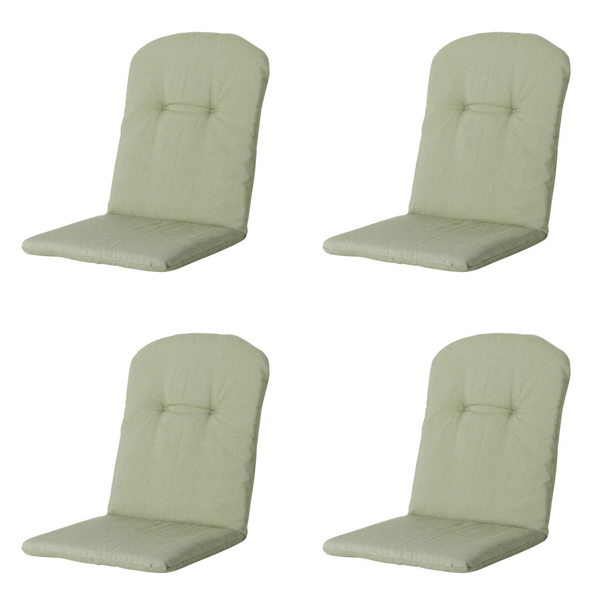 GARTENSTUHLKISSEN Panama 96/45 cm 4er-Set - Hellgrün, Textil (45/5/96cm) - Madison