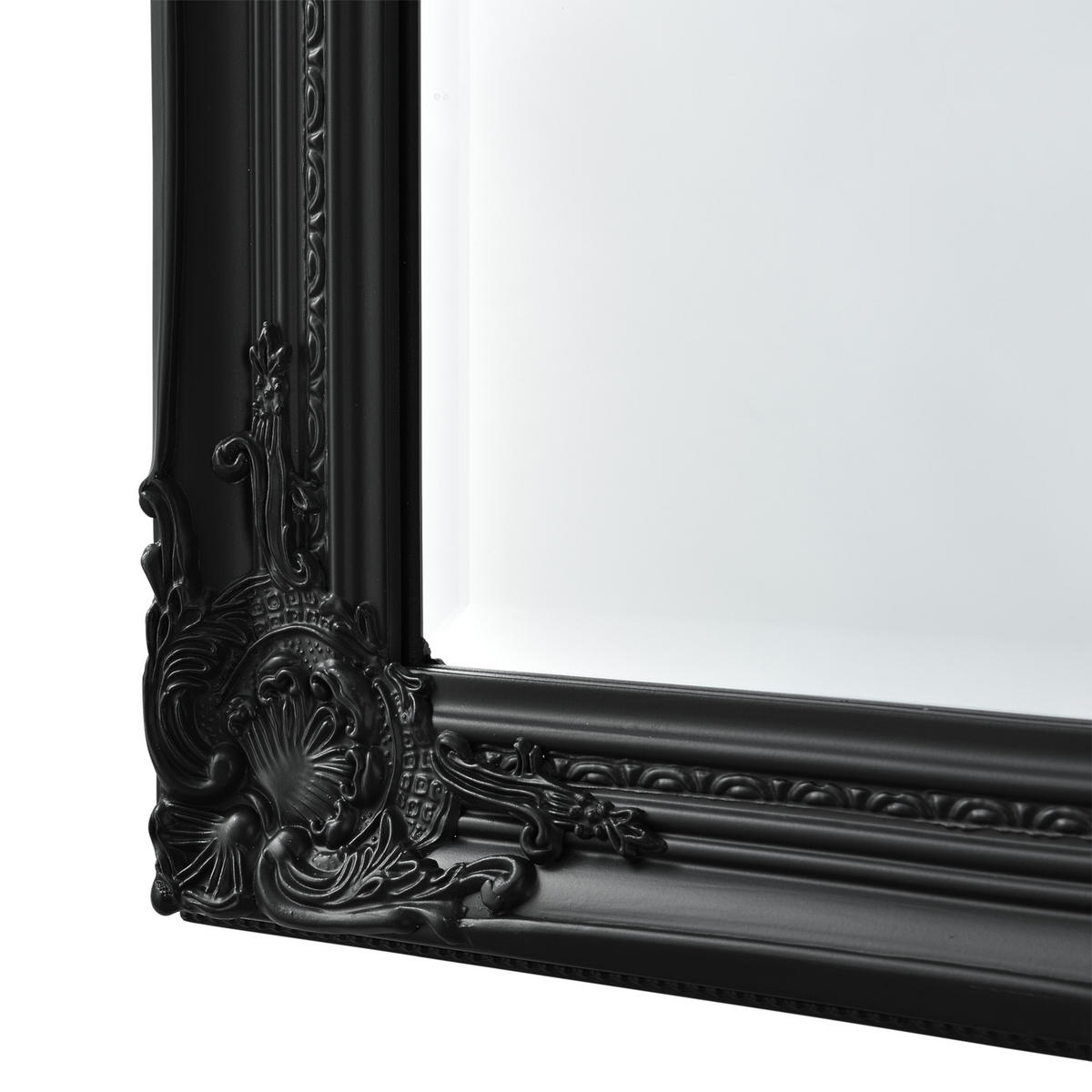 WANDSPIEGEL Livorno - Schwarz, Glas/Holz (28.5/132/118cm) - [en.casa]