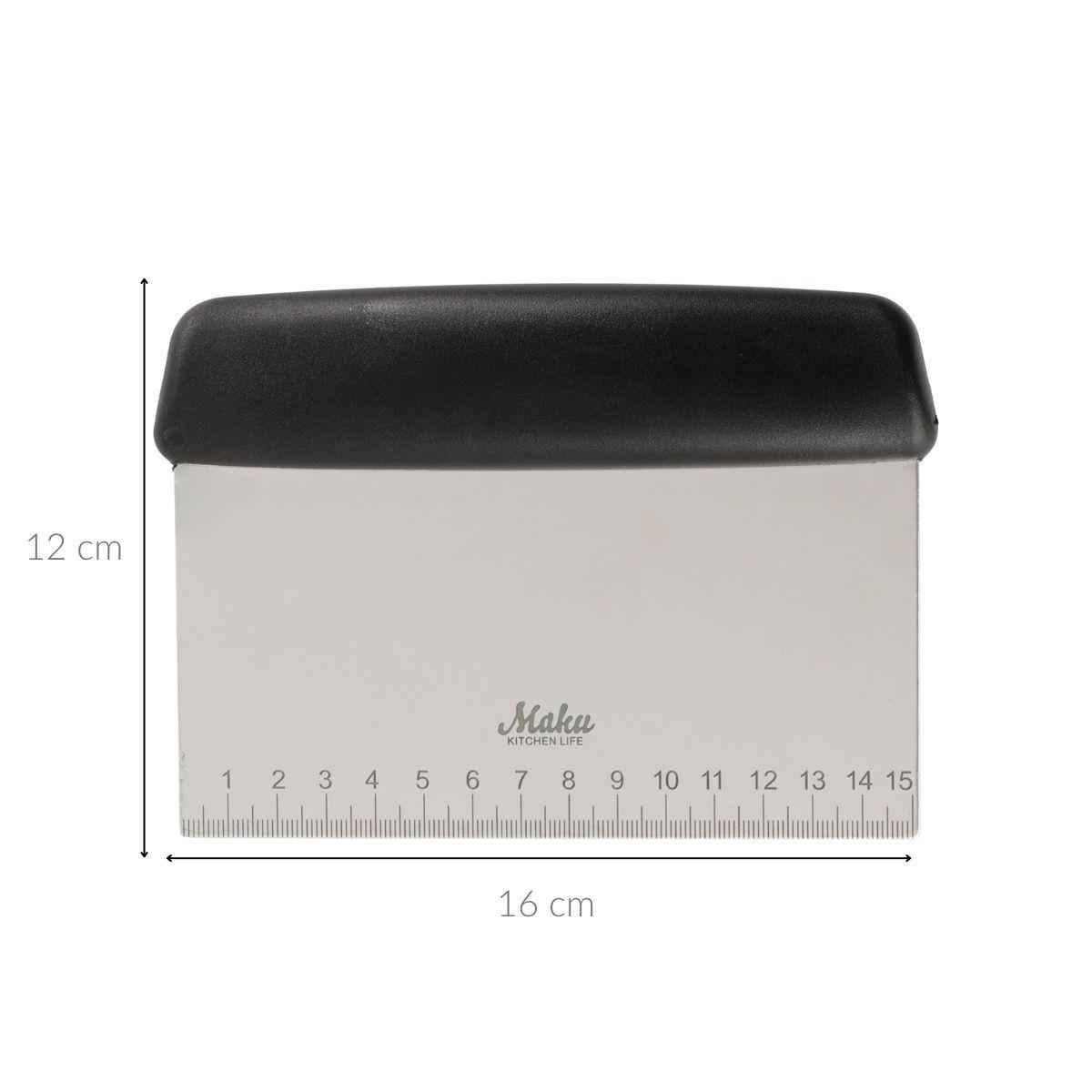 KUCHENMESSER Stahl - Schwarz, Metall (2cm)