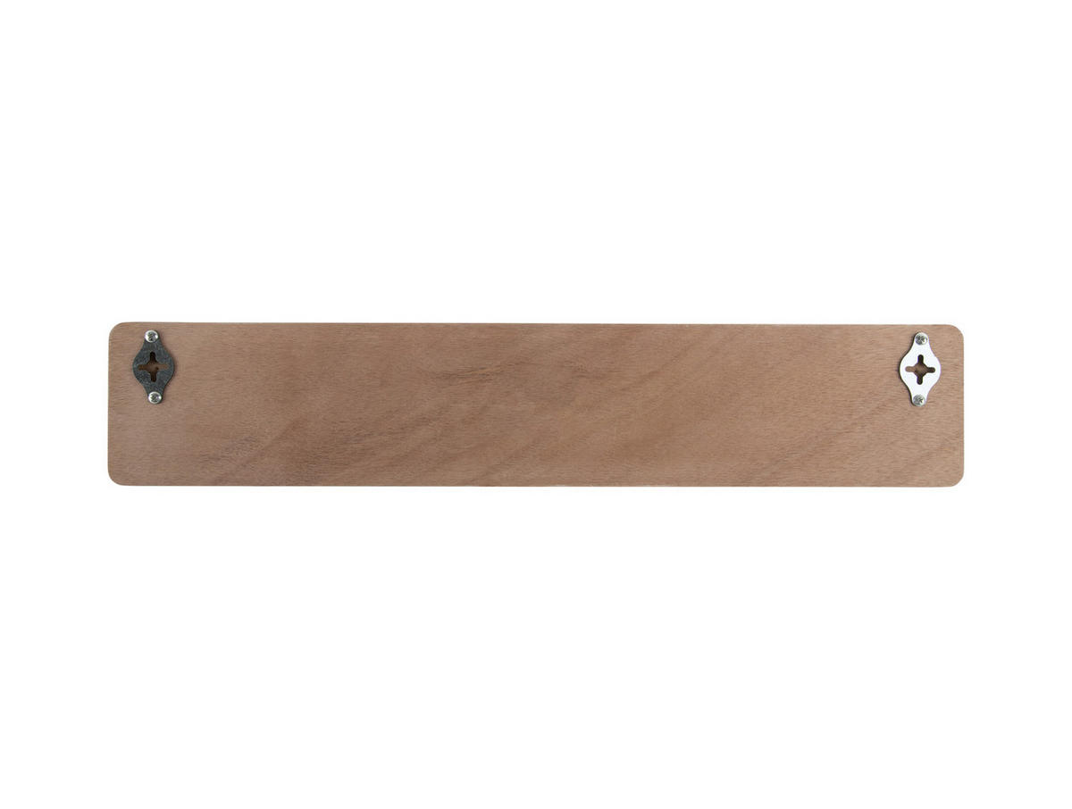 WANDGARDEROBE Rizar Weiß 60/4.5/11.5 cm - Weiß, Holz (4.5/11.5/60cm) - Present Time
