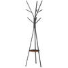 GARDEROBENSTÄNDER - Braun, Holzwerkstoff/Metall (45/180/45cm) - HOMCOM