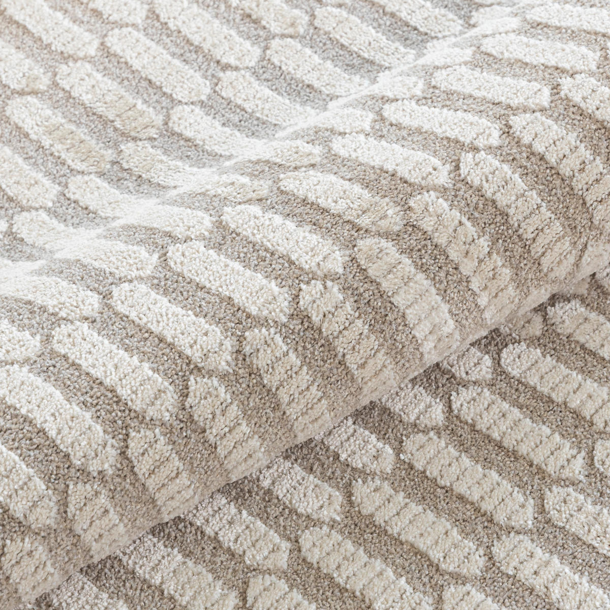 MAZOVIA TEPPICH SZ72A - Beige, Grau - 200 x 300 cm - Beige/Grau, Textil (200/300cm) - Mazovia