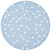KINDER SPIEL TEPPICH STERNE RUND - Blau, Textil (200/200cm) - Snapstyle