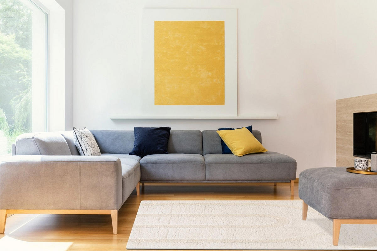 TEPPICH ultrafein aus recycelten Fasern beige - Beige, Textil (160/230cm) - AFK Living