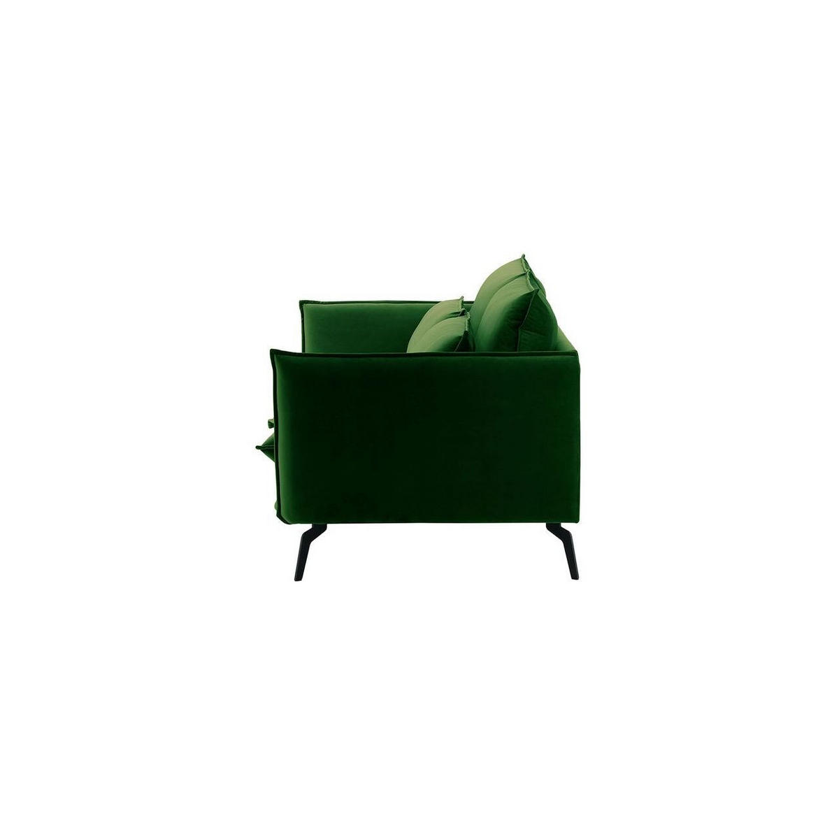SOFA Layla 2,5-Sitzer-Velluto 10 - Grün, Holz/Textil (197/95/98cm)