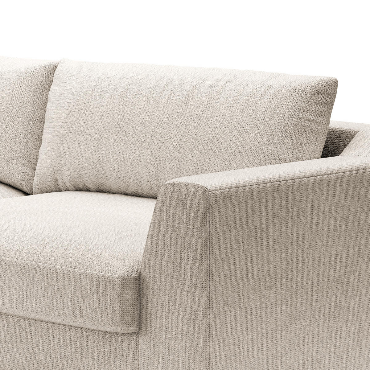 BIG-SOFA - Kaschmir, Kunststoff/Textil (274/90/112cm) - home24