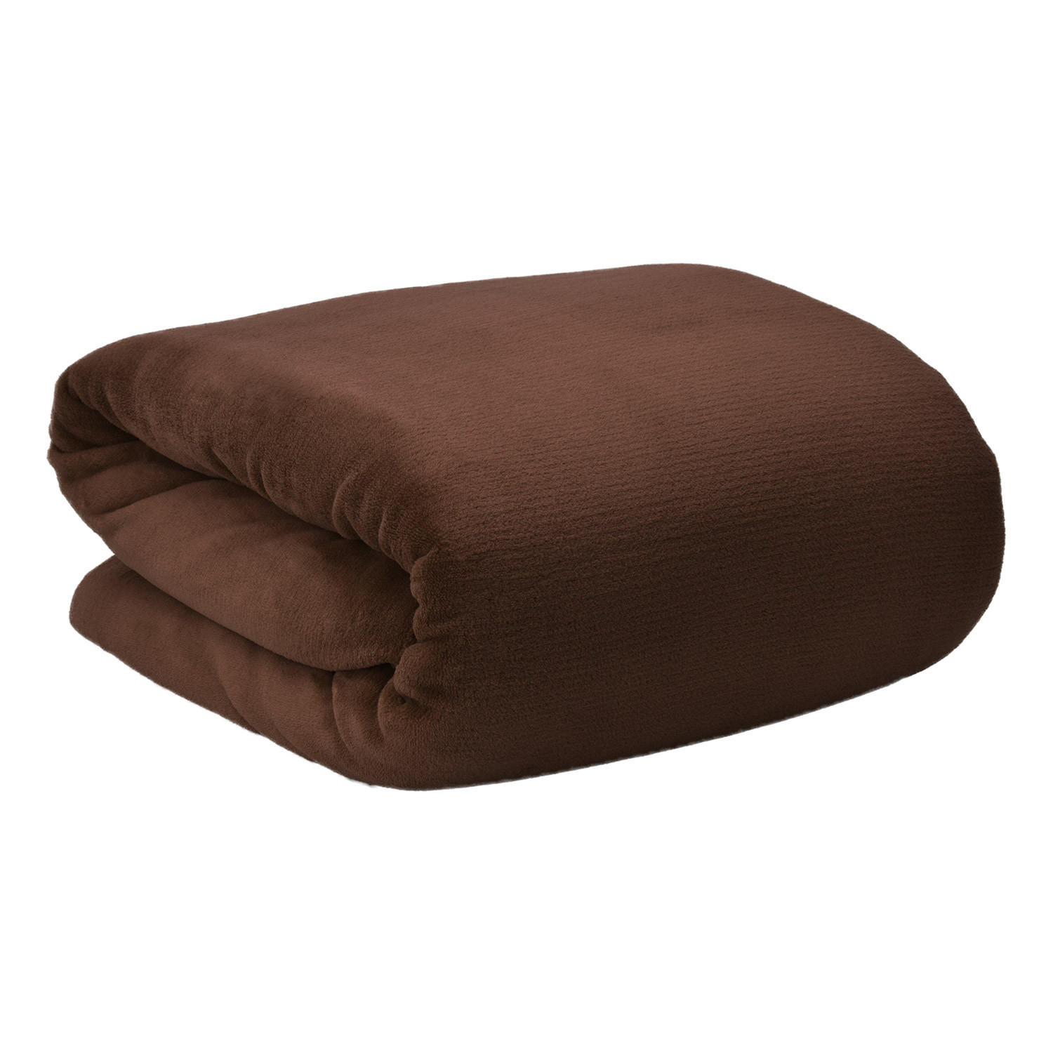 DECKE Aurelia 220/240 cm Dunkelbraun - Dunkelbraun, Textil (240/220cm) - Beautissu 