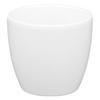 LENI Blumentopf Sylt Keramik Ø 8 cm Höhe 6 cm rund Weiß glänzend - Weiß, Keramik (8/6cm) - LENI