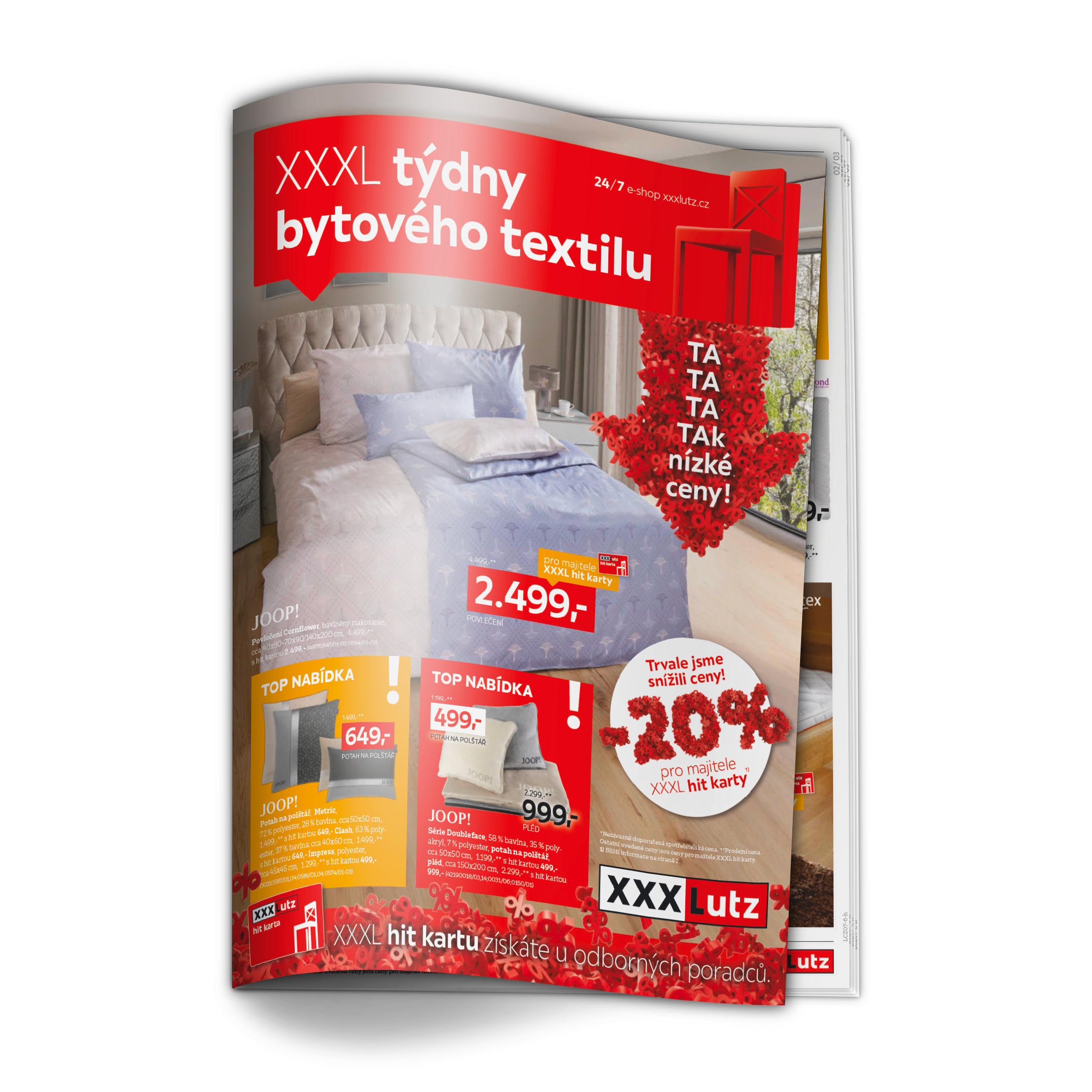 Leták týdny bytového textilu