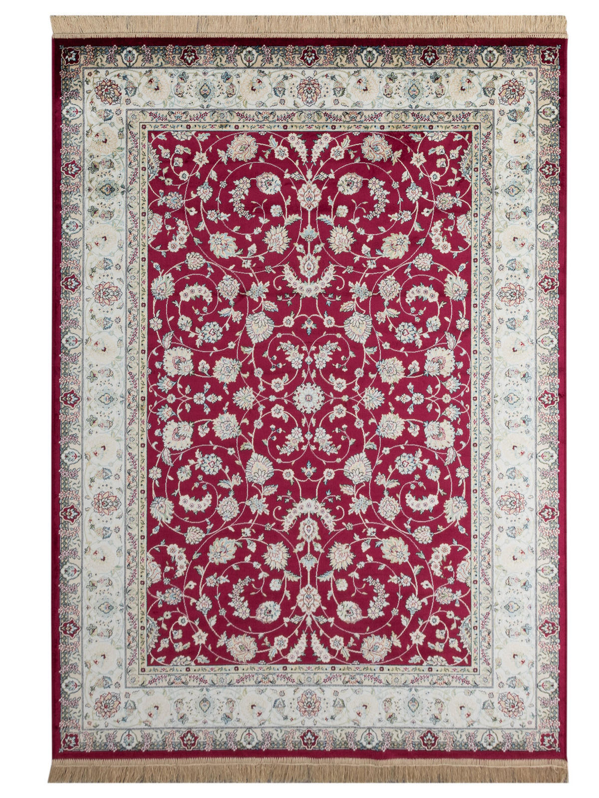 ORIENTTEPPICH 67/210 cm Riad Tabriz - Rot, Textil (67/210cm) - Steffensmeier