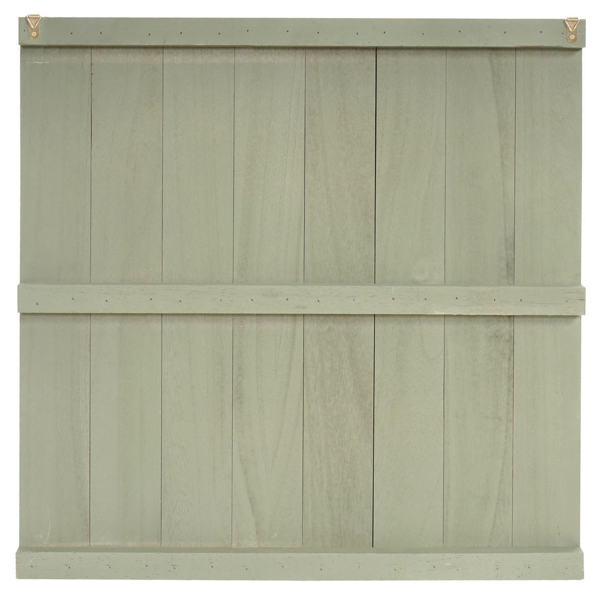 WANDSCHILD SING SHABBY-LOOK Grün - Grün, Holz (60/60/3cm) - MCW