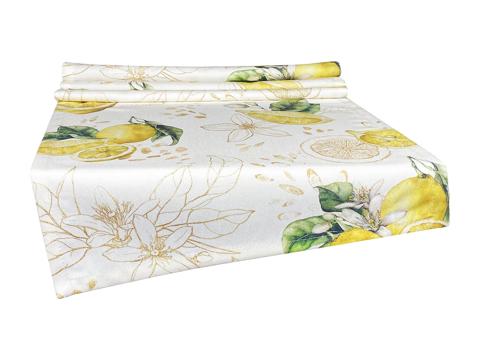beties Heimtextil Xl-Tischläufer Weiß, Ecru, Gelb, Limette, Mehrfarbig 40x220 cm