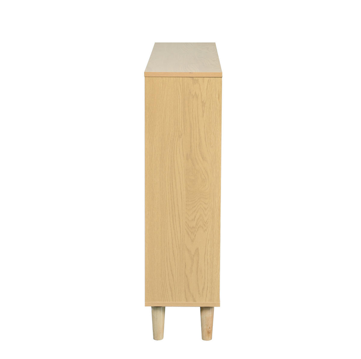 SCHUHSCHRANK 100/90/25 cm Eichefarben aus Spanplatte mit Verstellböden - Naturfarben, Holzwerkstoff (100/90/25cm) - OKMYHOME