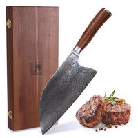 CHAI-DAO-KOCHMESSER 20 cm - Nussbaumfarben, Holz/Metall (34cm) - Zayiko