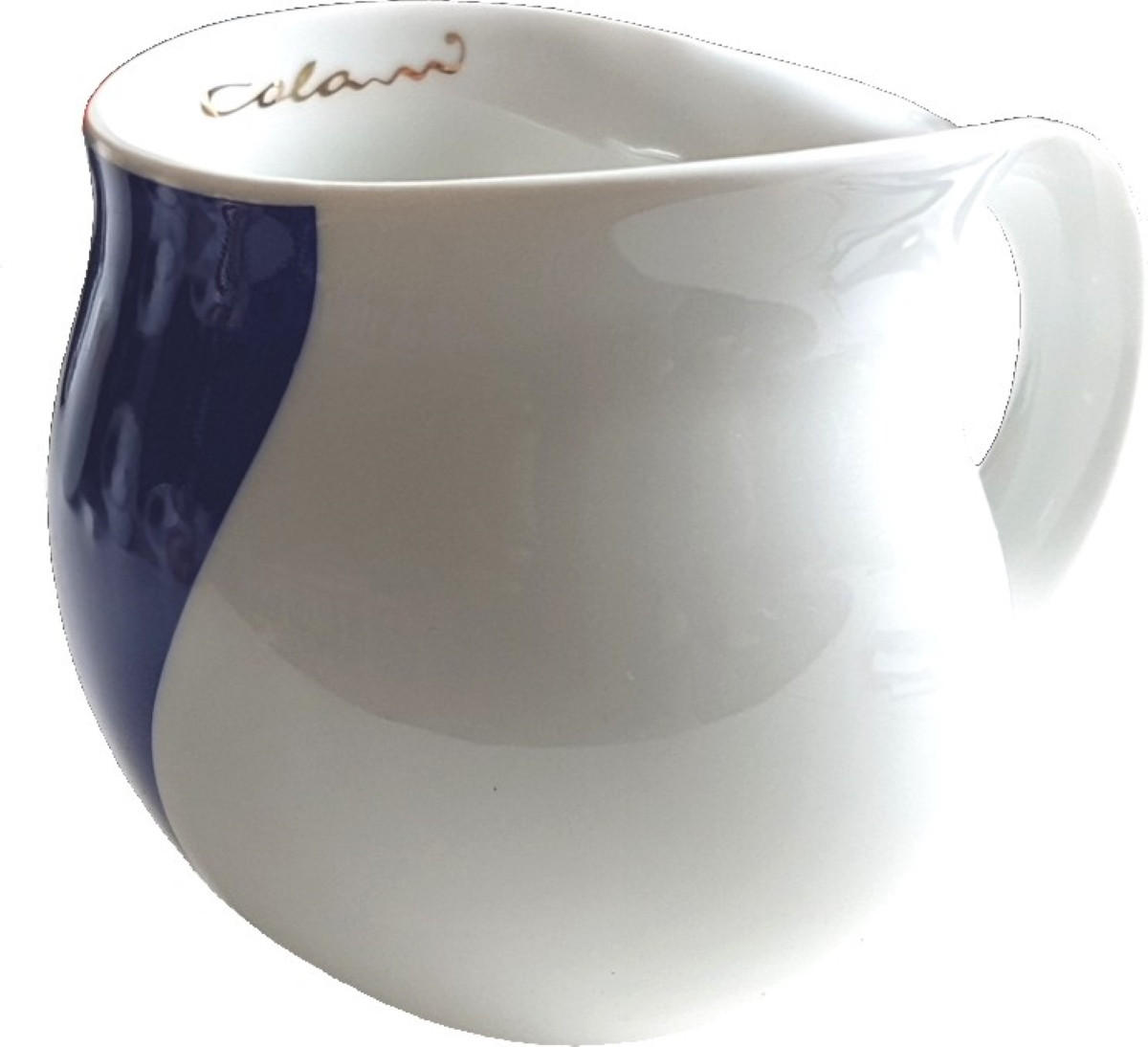 KAFFEEBECHER arrow blue - Goldfarben, Keramik (0.28L) - Luigi Colani Porzellan