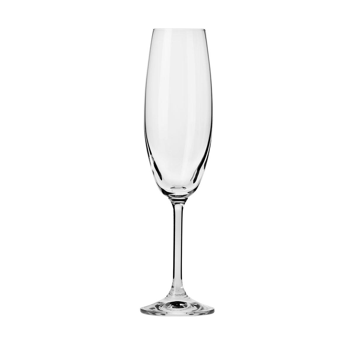 SEKTGLÄSER VENEZIA, 6ER-SET, 210 ML - Transparent, Glas (0.21L) - Krosno Glass