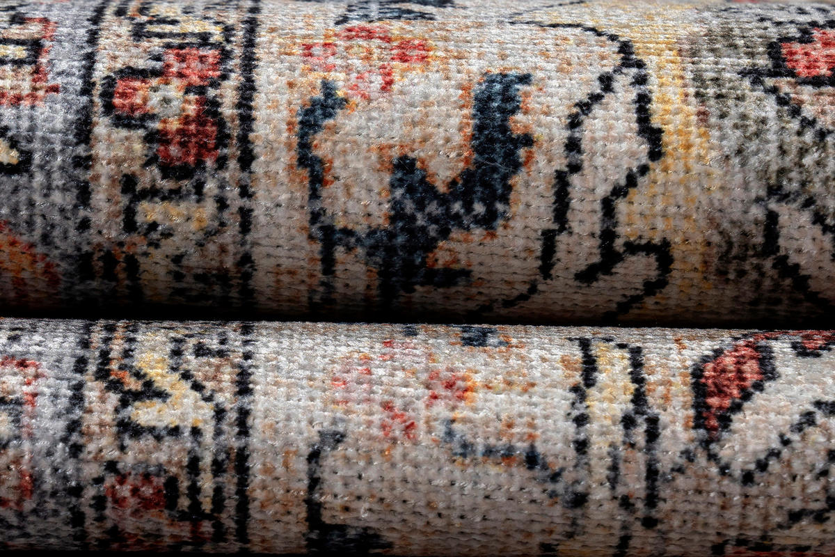 TEPPICH DUBAI multicolor vintage 120/180 cm - Multicolor, Textil (120/180cm) - Tapiso