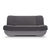 SCHLAFSOFA -PAFOS (Dunkelgrau + Hellgrau) - Hellgrau, Holz (192/90/87cm) - Möblo