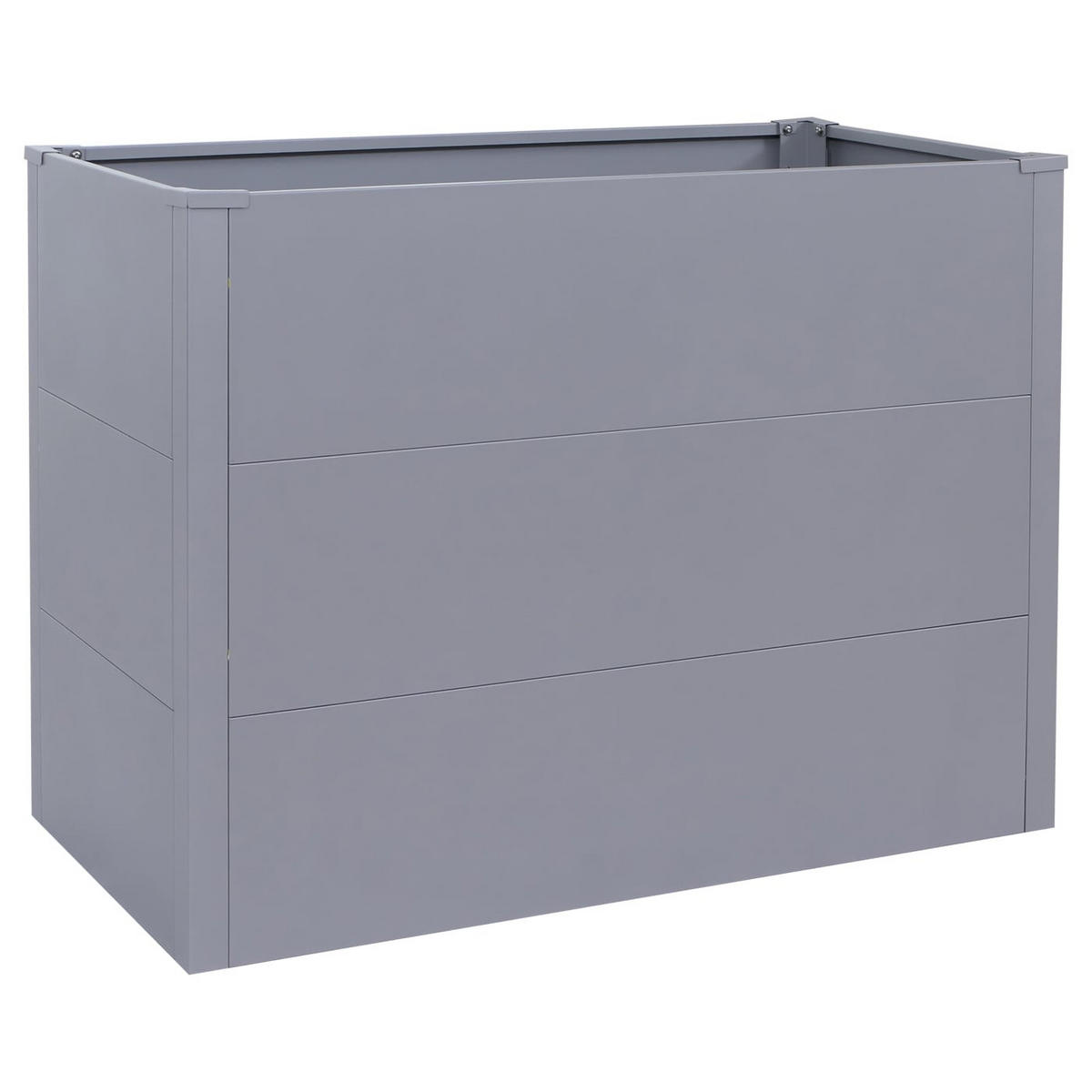 HOCHBEET 3er-Set 77x286x88cm Grau - Grau, Metall (286/77/88cm) - PROREGAL
